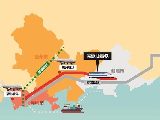 深惠汕高铁浮出水面 惠州机场定位为深圳第二