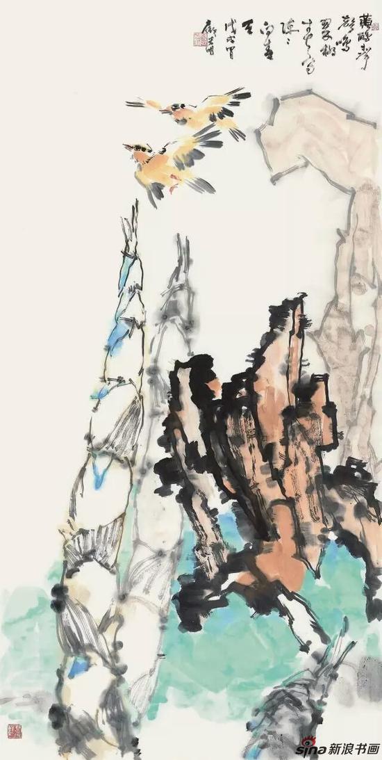 顾光明参加“文脉·心迹—当代中国画百家精品展”