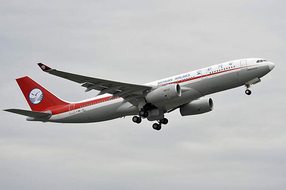 川航订购10架空客A350XWB 订单目录价值达