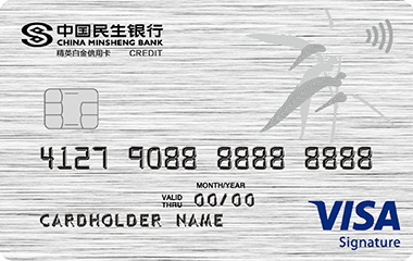 民生银行精英白金信用卡VISA版权益如何？