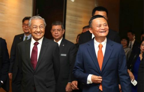 马来西亚总理马哈蒂尔到访阿里巴巴:让马来西亚也能获益于当代科技