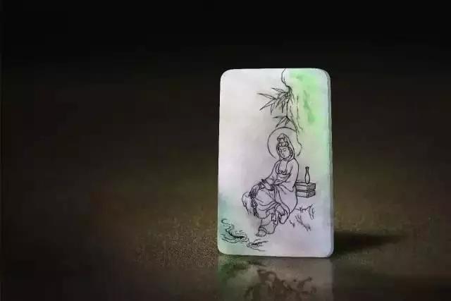 翡翠作品展现是一种艺术文化传承和弘扬 是一位玉雕师的匠人精神