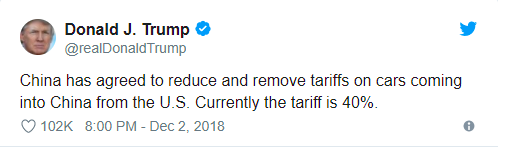 特朗普又发推透露一大利好 又一官员放“鸽”黄金急升