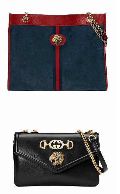 Gucci推出了新款Rajah虎头包袋系列