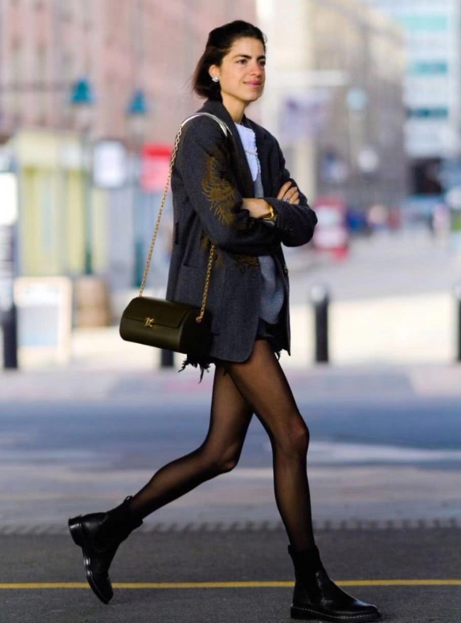 纽约时装周街拍:瘦才是主体