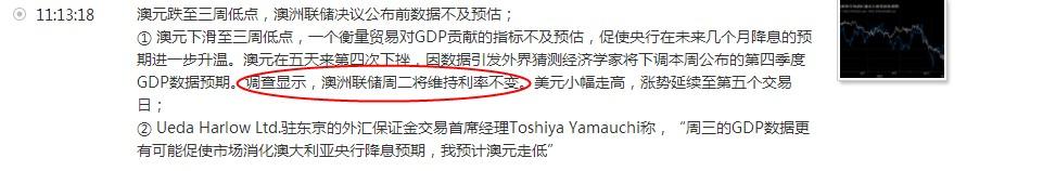 澳洲联储第28次维持1.5%低利率不变