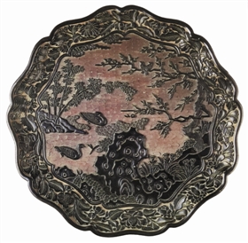 国宝级文物：中国元明时期雕漆盘