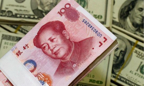 中国2月银行结售汇转为逆差150亿美元