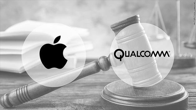 苹果高通法律战迎来新篇章 美或禁止部分iPhone进口 苹果股价跌超2%