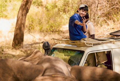 蒂芙尼携手刘昊然共赴非洲肯尼亚:寻迹自然为保护野生大象发声