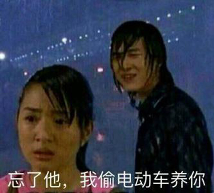 “偷电瓶车养你”是什么梗