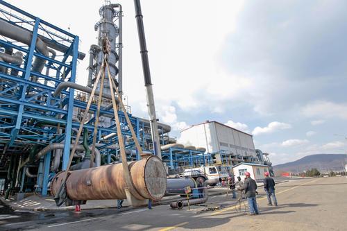 吉林石化完成年70万吨乙烯装置急冷油换热器更新施工