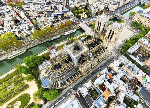 巴黎圣母院大火烧毁了多少文物?