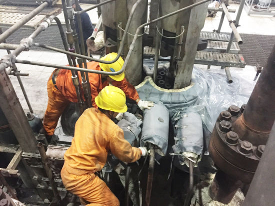 上海石化：6号机组大修项目中首次采用新型保温材料