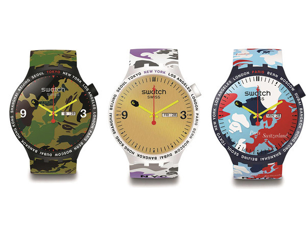 swatch x bape联名腕表 手慢无!