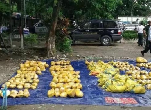 缅甸警方查获非法运输玉石翡翠2349公斤