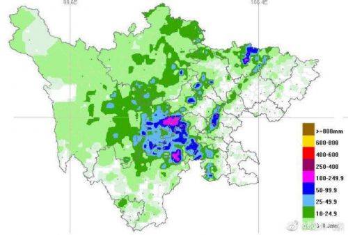 成都发布暴雨预警 最大小时雨量为86.7毫米