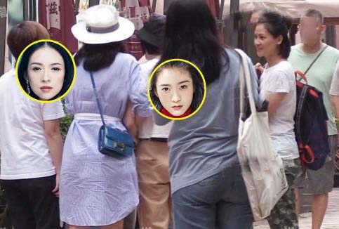 曝章子怡怀孕5个月 带女儿醒醒和张雪迎吃饭