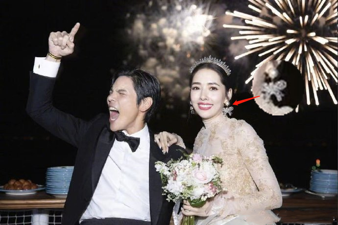 向佐和郭碧婷的婚礼低调浪漫 他们的珠宝却是实实在在的"豪气冲天"-第
