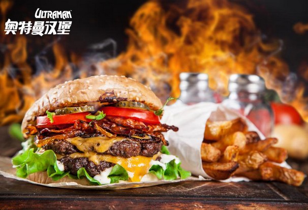 奥特曼竟然开起了汉堡店!来自M78星云的美味一定要尝尝!