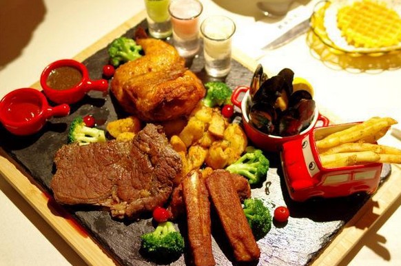 每天叫醒吃货的不是梦想 是豪客来牛排