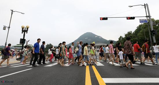 十一黄金周赴韩中国游客逾14万 同比增长7.5%