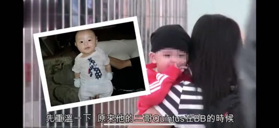 张柏芝小儿子正面照 与Marcus小时候非常像