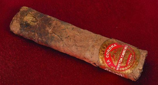 丘吉尔1953年未抽完的一根雪茄将由汉森拍卖行拍卖