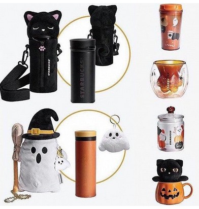 血色星冰乐、橘色猫爪杯 星巴克带着万圣节周边来了!