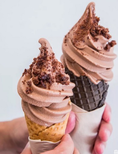 喜茶联名阿华田 波波冰和脆筒太好吃了!