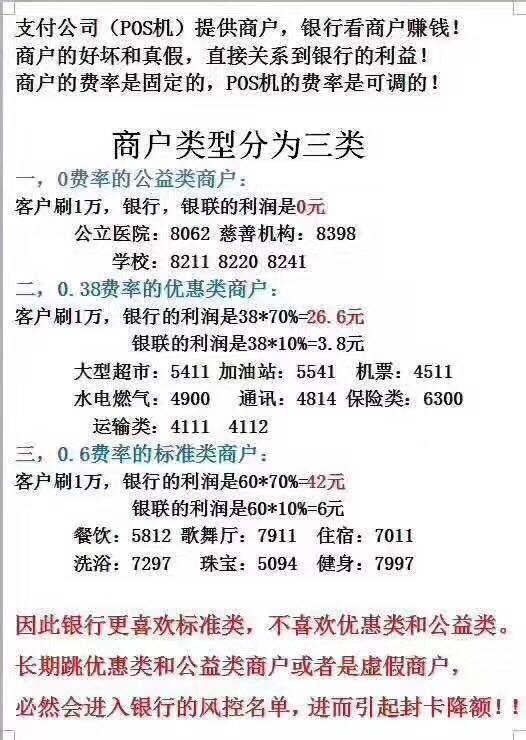 用跳码POS就等于额度慢性自杀?这很严重!