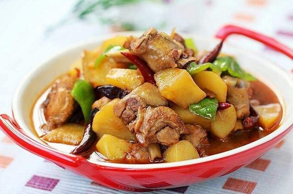 西部来客大盘鸡 来自西部的吃货口福