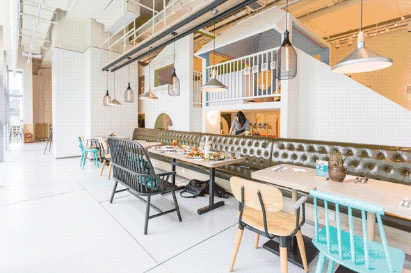 法国儿童心理学家设计规划 安蚁集:一个寓教于乐的亲子餐厅