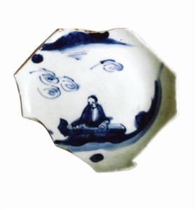 明崇祯年间有幅青花瓷画《月下抚琴图》的历史背景