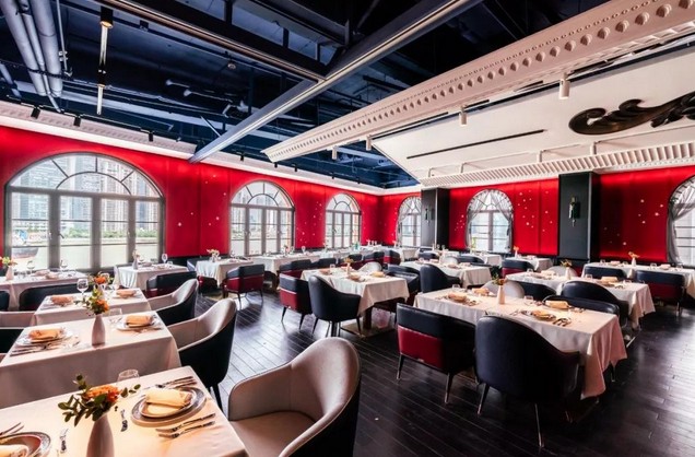 泊诗南餐厅:外滩百年红楼里的法式浪漫