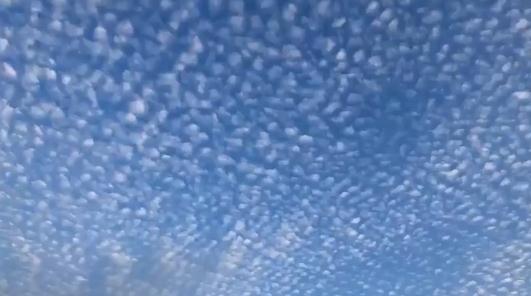 福州上空现鱼鳞云 这种云层预示着什么?