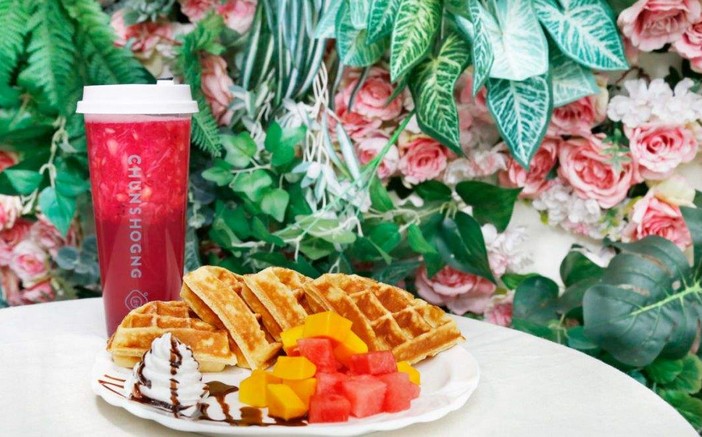 淳手工奶茶开新店 淳淳的“手工”制作来了!