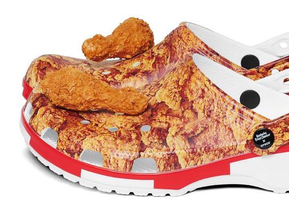 肯德基卡骆驰联合推出炸鸡鞋 网友:丑到极致就是美