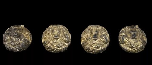 「黄龙玉的价格」河南省博物院藏鎏金团兽形