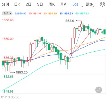 美元升势停滞金价上扬 国际黄金技术前瞻