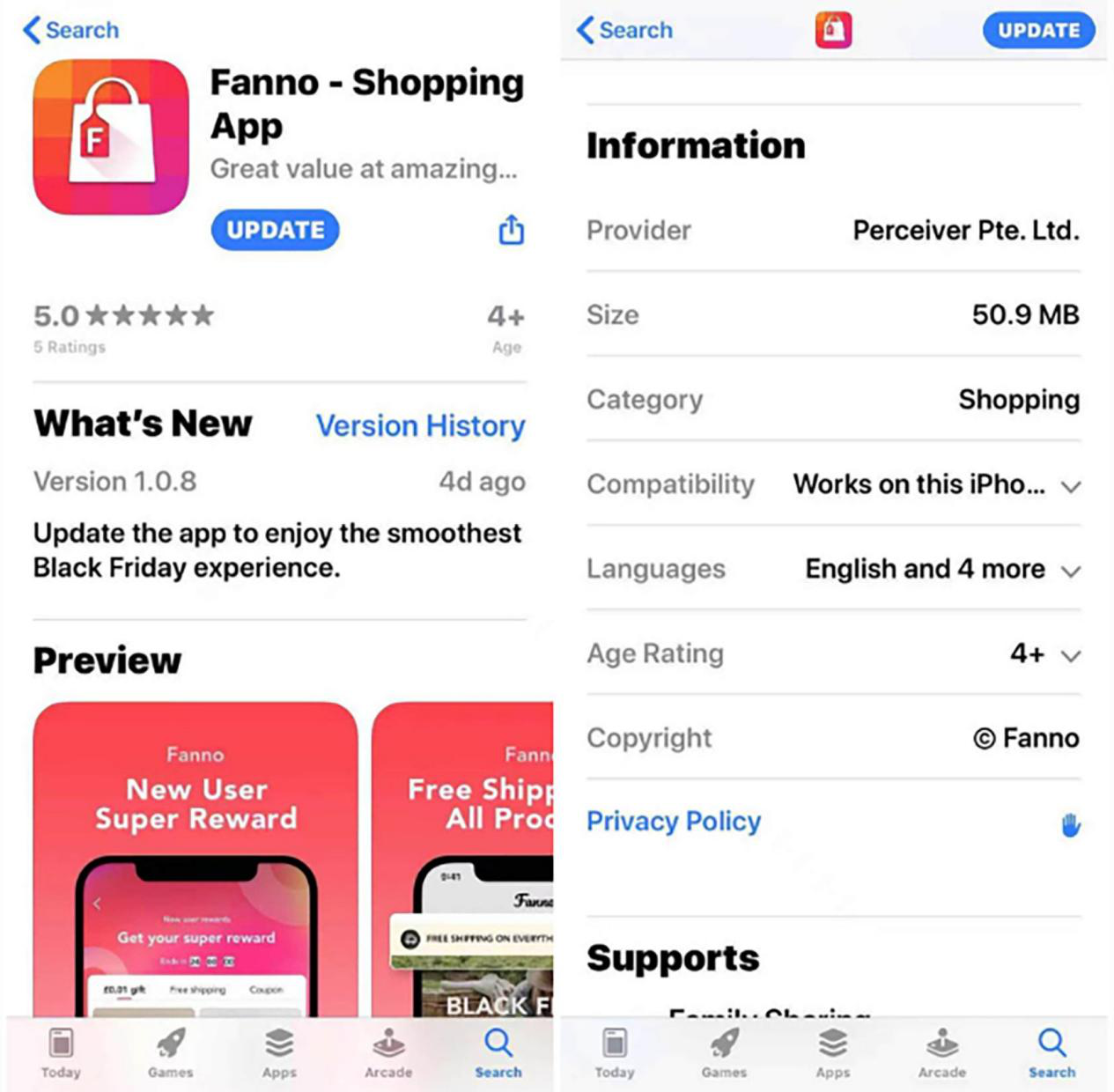 字节跳动加速布局海外市场 推出购物应用Fanno！