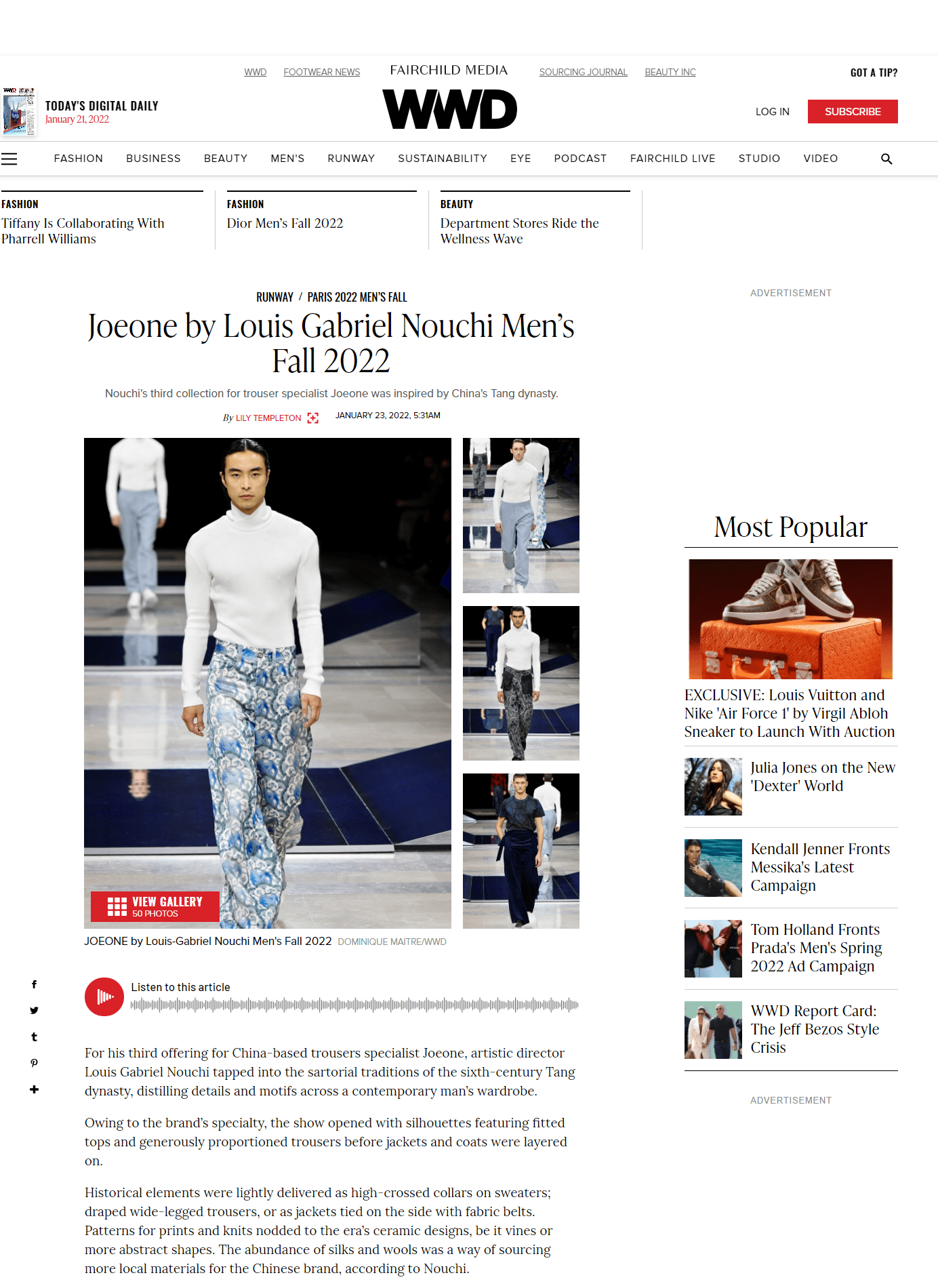 又刷屏了!九牧王唐风裤秀席卷巴黎时装周,霸屏热搜