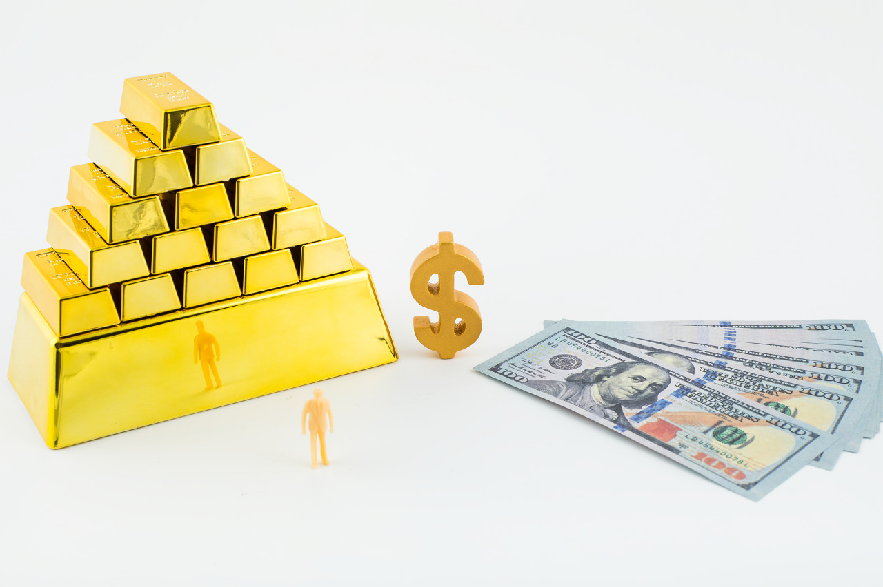 美元指数触底反弹 黄金价格震荡下跌