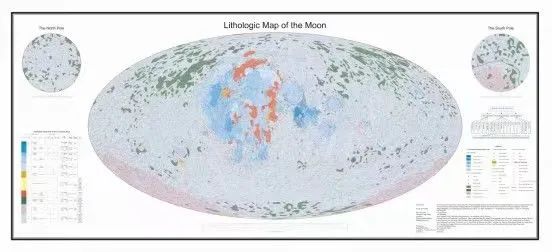 我国科学家成功绘出月球全月岩石类型分布图