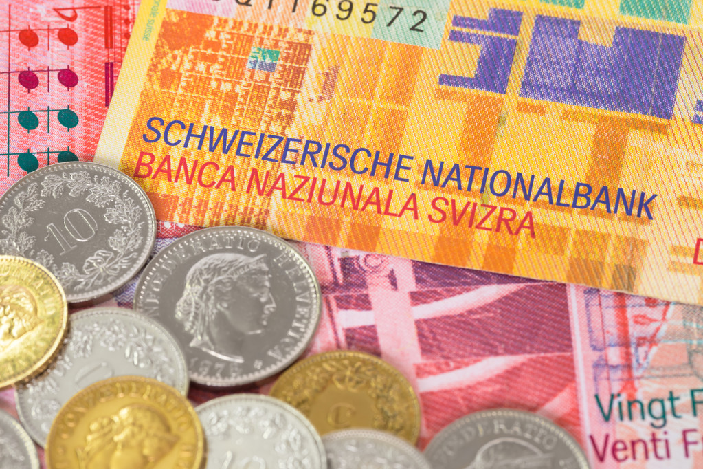 欧元有望超过瑞士法郎 瑞士央行将利率维持低于水平