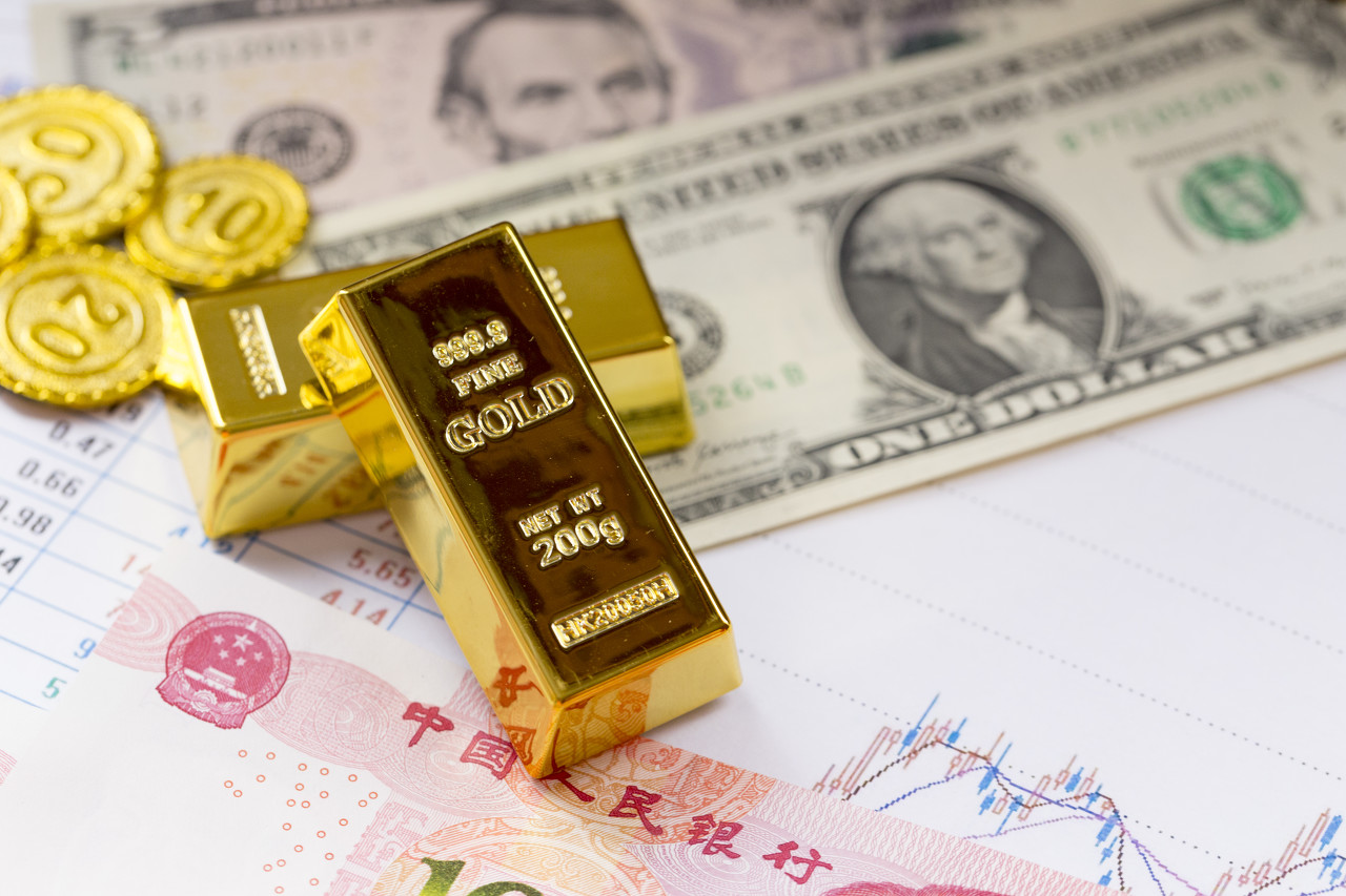美元指数震荡下落 黄金价格区间缓涨