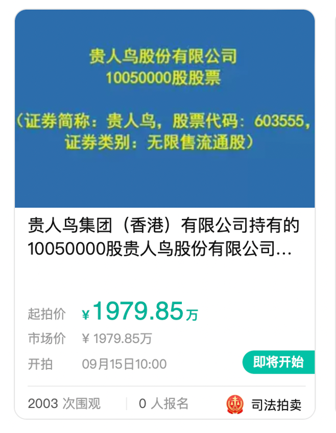 超1000万股将拍卖 这只“第一股”发生了什么？