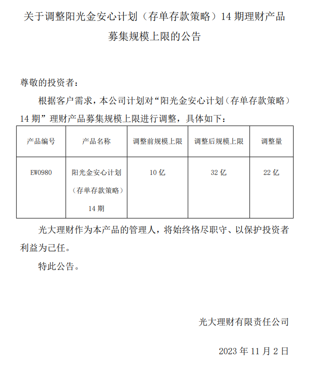 上调募集规模上限！银行理财又“香”了？