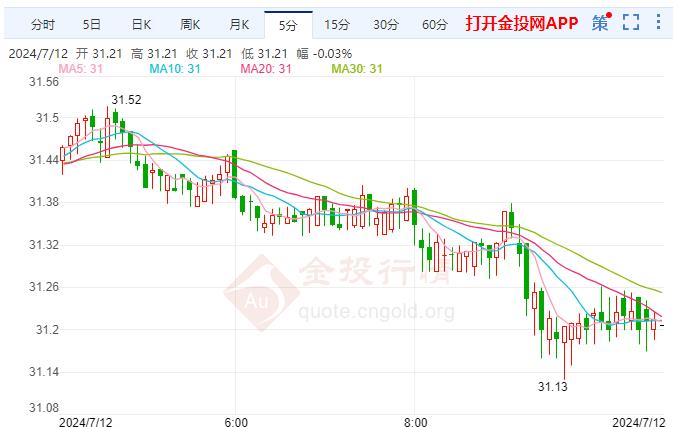 白银价格震荡或有回调可能 