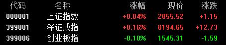 A股收评：沪指涨0.04%，超3800股飘红！西部大开发、电池概念爆发